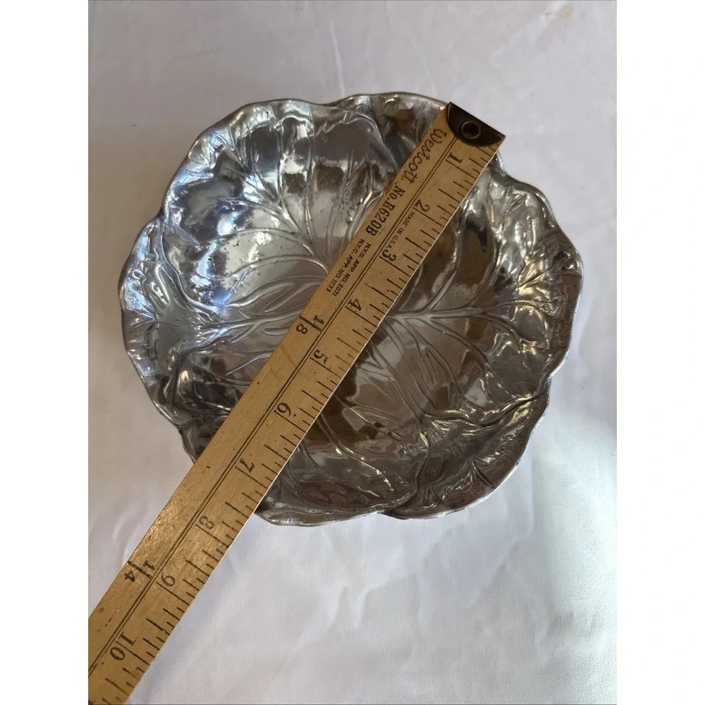 Vintage Cabbage Lettuce Leaf Serving Salad Bowl‎ Dish 80-6288